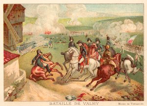 Battle of Valmy, France, 1792 by Antoine Charles Horace Vernet