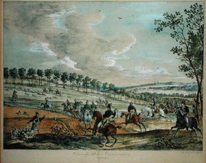 Hunting Deer at Verrieres, 29th April 1819
