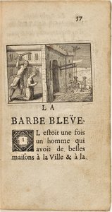 Bluebeard (Charles Perrault, Tales of Mother Goose, Barbin, 1697) by Antoine Clouzier