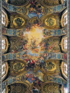 Frescoes of the Vault of the Royal Chapel Decorated by Antoine Coypel, de La Fosse and Jouvenet by Antoine Coypel