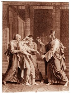 Esther Before Assuerus, illustration from 