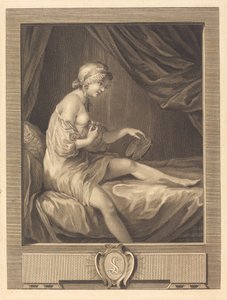 The Comparison of the Rosebud by Antoine Francois Dennel after Gabriel Jacques de Saint Aubin