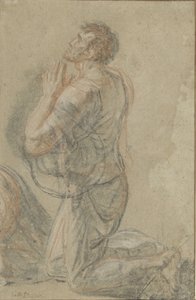 Kneeling Man, Seen from the Side by Antoine François Callet