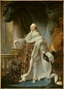 Portrait of Louis XVI in His Coronation Robes by Antoine François Callet