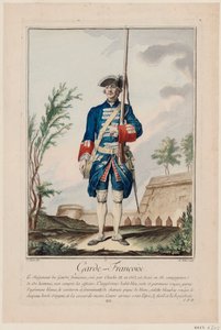 The French Guards by Antoine Jean De Fehrt