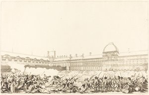 The Day of August 10, 1792 by Antoine Jean Duclos after Charles Monnet