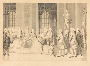 The Queen Announcing to Mme. de Bellegarde the Judges and the Freedom of Her Husband in May 1