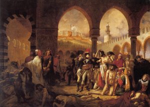 Bonaparte Visiting the Pesthouse in Jaffa by Antoine Jean Gros