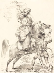 The Chief of the Mamelukes on Horseback by Antoine Jean Gros