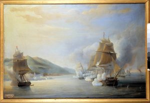 Conquest of Algeria (1830-1847): Attack of Algiers by Sea by the French Fleet Under the Command of Admiral Duperre, July 3, 1830