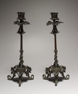 Candlestick, 1800s by Antoine Louis Barye