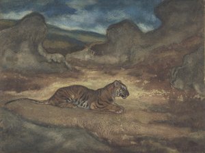 Tiger in Landscape