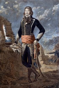 Portrait of General Marceau (1769-1796) (Francois Severin Marceau Desgraviers) (engraving)