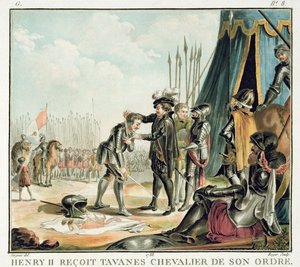 Henri II Receives Jean de Tavanes as a Knight into his Order, engraved by Roger, 1788 by Antoine Louis Francois Sergent Marceau