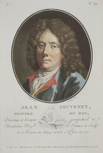 Jean Jouvenet, from Portraits des Grands Hommes, Femmes Illustres, et Sujets Memorables de France, Published by Pierre Blin, 1786-1792, Paris