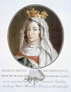 Marguerite de Provence (engraving by Pierre Blin, 1786-92)