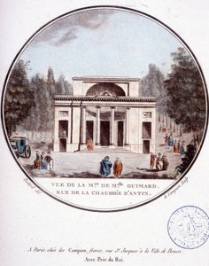 View of Mademoiselle Guimard