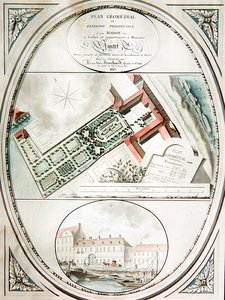 Plan of the House and Garden of M. Pantet by Antoine Marie Souchard