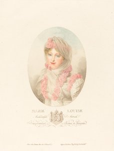 Marie-Louise, Empress of the French by Antoine Maxime Monsaldy after Jean Baptiste Isabey