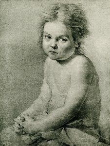 Nature Study for a Naked and Seated Girl