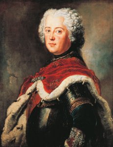 Portrait of Frederick II of Brandenburg, known as the Great by Antoine Pesne