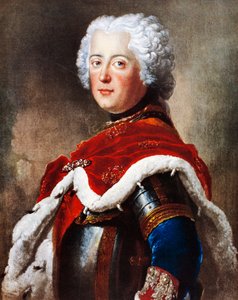 Portrait of Frederick II of Hohenzollern, known as Frederick the Great by Antoine Pesne