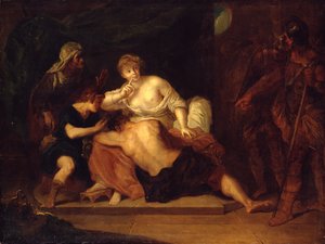 Samson and Delilah by Antoine Pesne