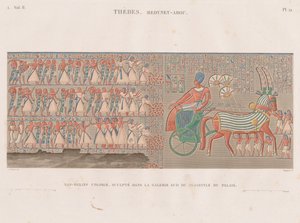 Description of Egypt: Thebes. Medynet-Abou, Vol. II, Pl. 12 by Antoine Phelippeaux