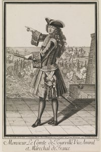 Monsieur Le Comte de Tourville Vice-Amiral et Marechal de France by Antoine Trouvain