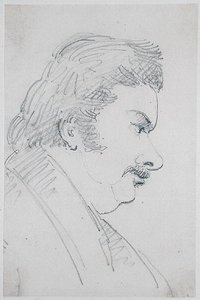 Portrait of Honore de Balzac by Antoine Vestier