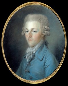 Portrait of Louis Antoine Henri de Bourbon, Duke of Enghien by Antoine Vestier