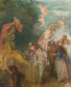 Pilgrimage on the Isle of Cythera (1717) by Jean Antoine Watteau