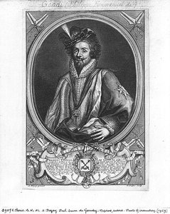 Philippe-Emmanuel de Gondi (1581-1662) Marquis de Belle-Isle, Engraved by Claude Duflos by Antoine after Pezey