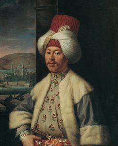Portrait of An European in Turkish Costume, Second Half of the 18th century