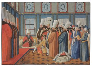 The presentation of the Count de Vergennes, Louis XV