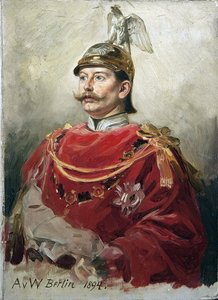 Portrait of German Emperor Wilhelm II (1859-1941), King of Prussia