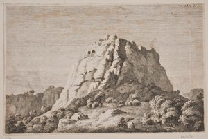 Mountain Scene by Anton Carl Dusch