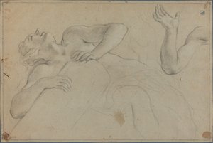 Satyr Leaning on a Column by Anton Domenico Gabbiani