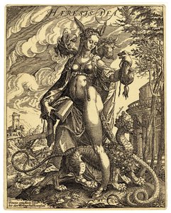 The Deity of Heresia, an Allegorical Figure