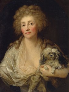 Portrait of Anna Oraczewska with the Dog