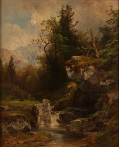 Landscape in the Salzkammergut