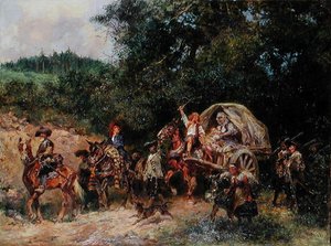 Camp Followers, c.1900 by Anton Hoffmann