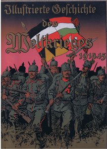 Front Cover Design, from The Illustrated History of the World War 1914-1915, Vol. 3 by Anton Hoffmann