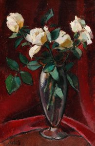 Bouquet of Roses in Vase
