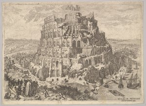 The Tower of Babel by Anton Joseph von Prenner