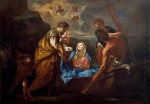 The Flight to Egypt by Anton Maria Piola