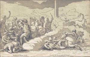The Israelites Crossing the Red Sea by Anton Maria Zanetti