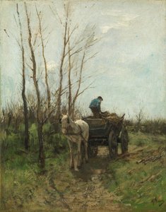 Gathering Wood by Anton Mauve