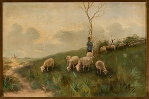 Shepherds and Sheep by Anton Mauve