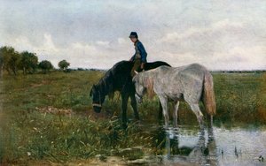 Watering Horses by Anton Mauve